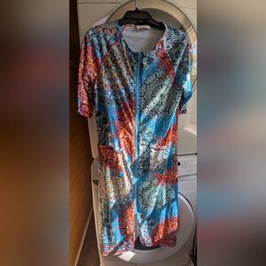 Women's S Bathrobe, Zip Up, Pockets